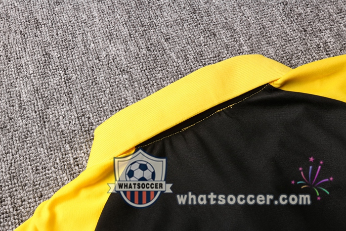Training Polo Set Dortmund BVB + Pants Yellow Black 2020-2021