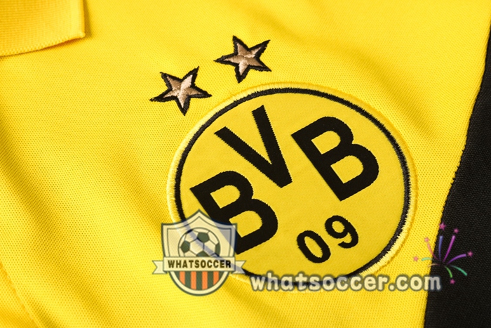 Training Polo Set Dortmund BVB + Pants Yellow Black 2020-2021