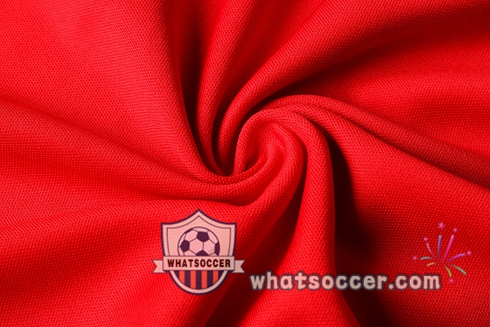 Training Polo Set Sao Paulo FC + Pants Red 2020-2021