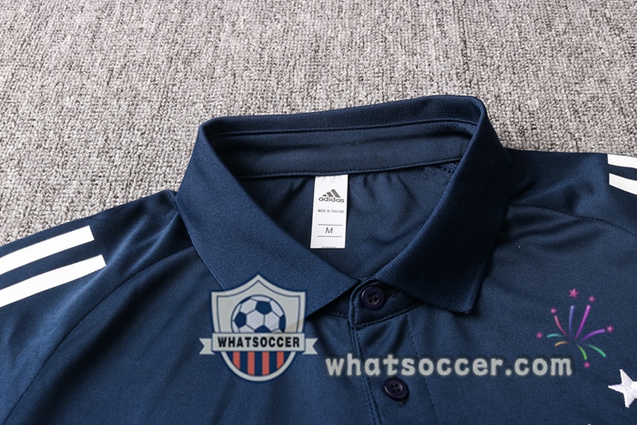Training Polo Set Cruzeiro EC + Pants Blue Royal 2020-2021