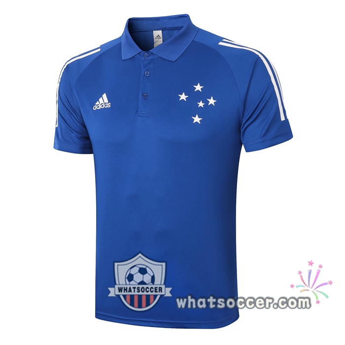 Training Polo Set Cruzeiro EC + Pants Blue 2020-2021