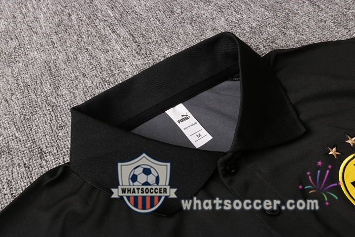Training Polo Set Dortmund BVB + Pants Black Gray 2020-2021