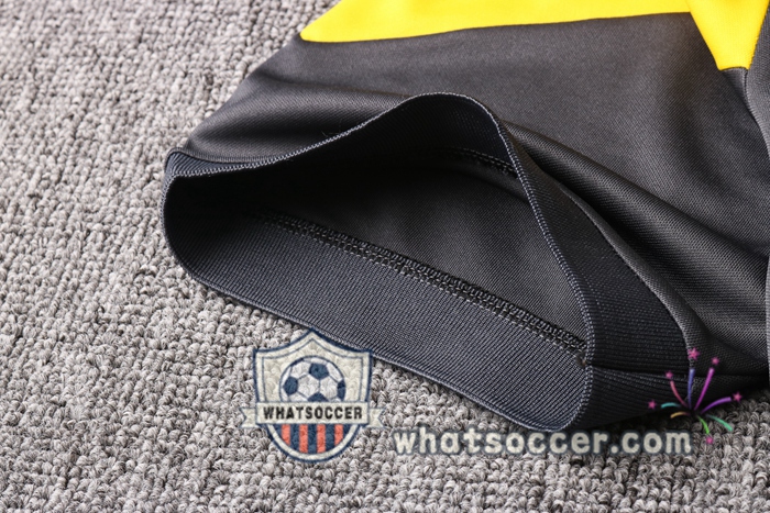 Training Polo Set Dortmund BVB + Pants Black Gray 2020-2021