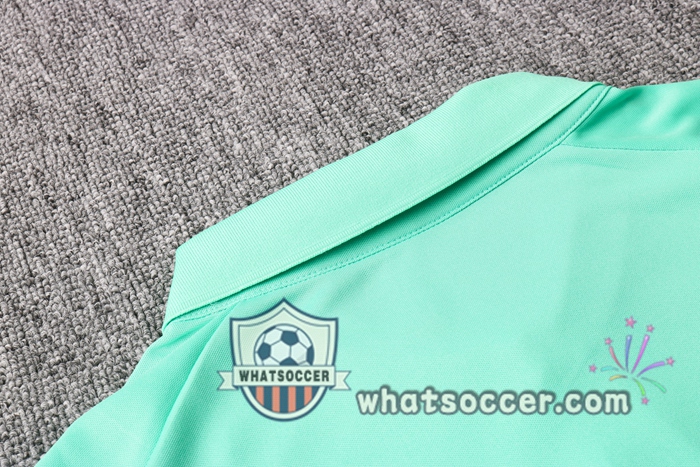 Training Polo Set Flamengo + Pants Green 2020-2021