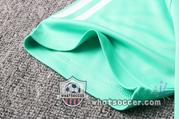 Training Polo Set Flamengo + Pants Green 2020-2021