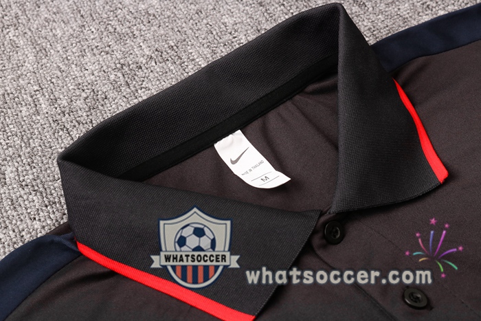 Training Polo Set Paris PSG + Pants Black 2020-2021