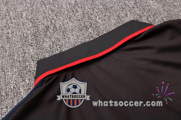 Training Polo Set Paris PSG + Pants Black 2020-2021