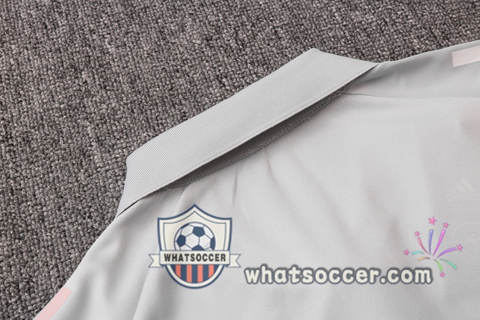 Training Polo Set Germany + Pants Light Gray 2020-2021