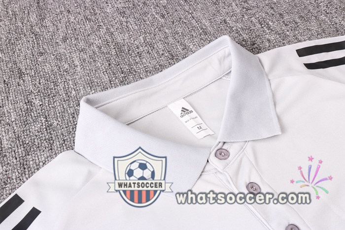 Training Polo Set SC Internacional + Pants Light Gray 2020-2021