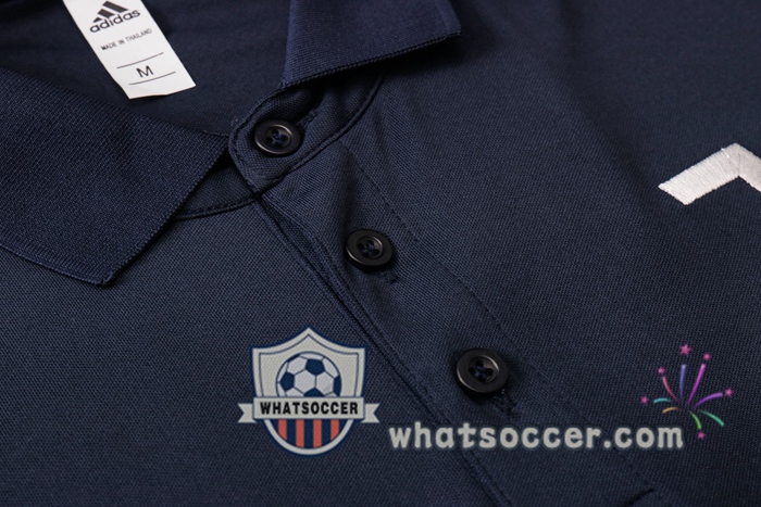 Training Polo Set Juventus + Pants Blue Royal 2020-2021