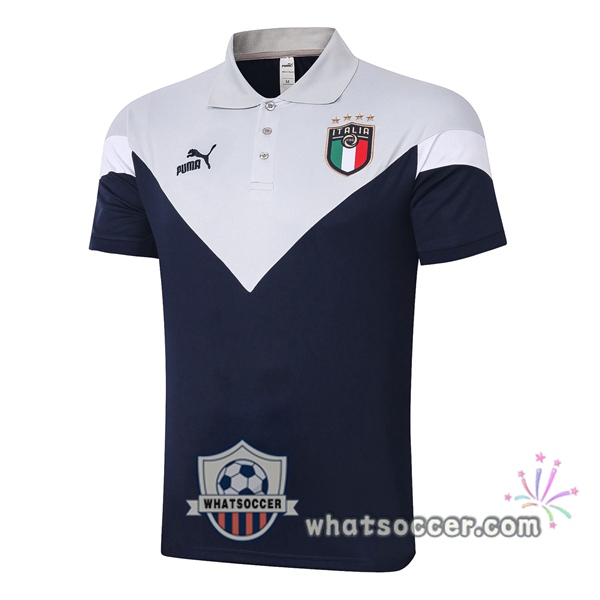 Training Polo Italy Blue Gray 2020-2021
