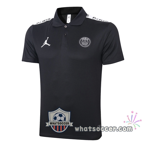 Training Polo JORDAN Paris PSG Black 2020-2021