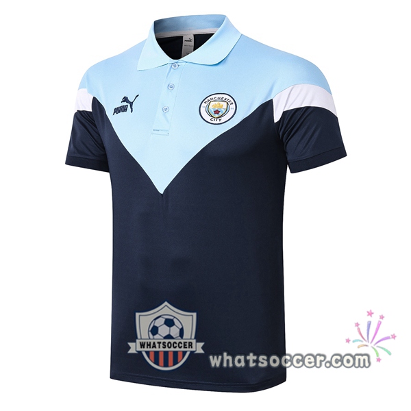 Training Polo Manchester City Blue 2020-2021