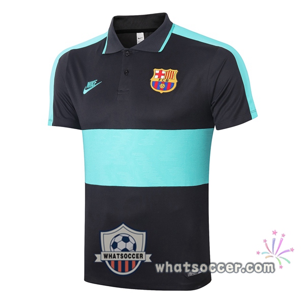 Training Polo FC Barcelona Black Green 2020-2021