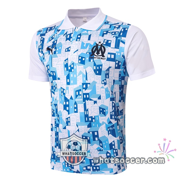 Training Polo Olympique de Marseille Blue White 2020-2021