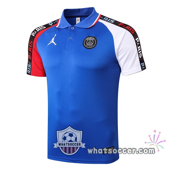Training Polo JORDAN Paris PSG Blue Red White 2020-2021