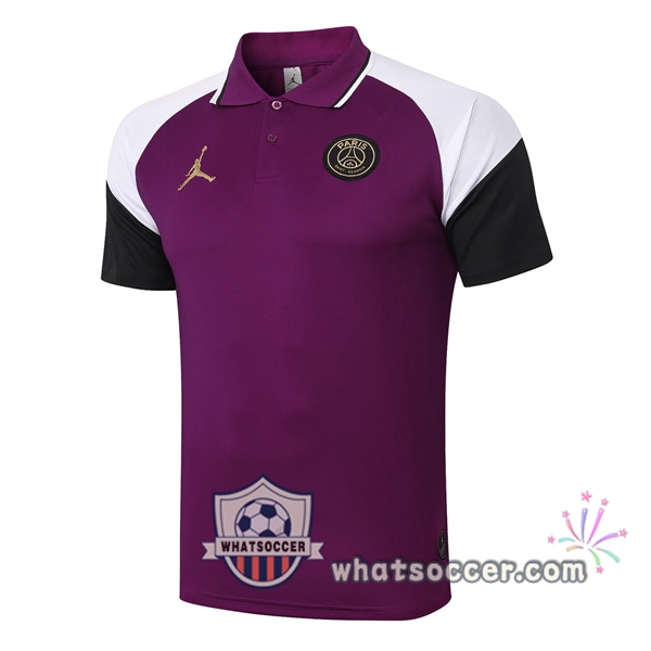 Training Polo JORDAN Paris PSG Purple White 2020-2021
