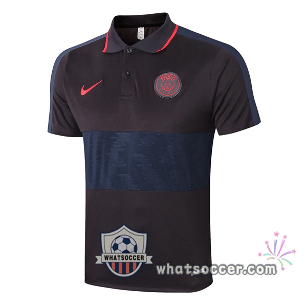Training Polo Paris PSG Black Blue 2020-2021
