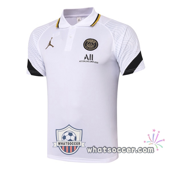 Training Polo JORDAN Paris PSG White 2020-2021