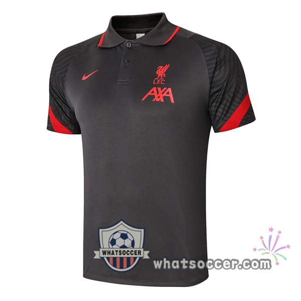 Training Polo FC Liverpool Dark Gray 2020-2021