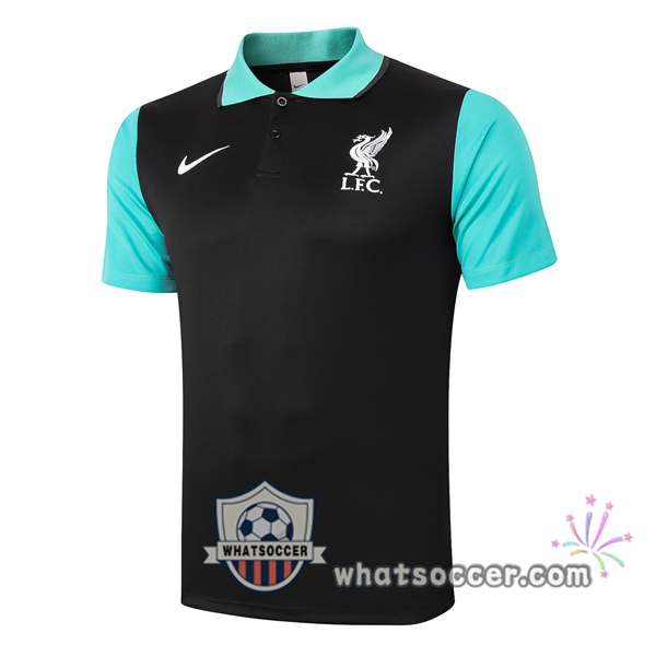 Training Polo FC Liverpool Black Green 2020-2021