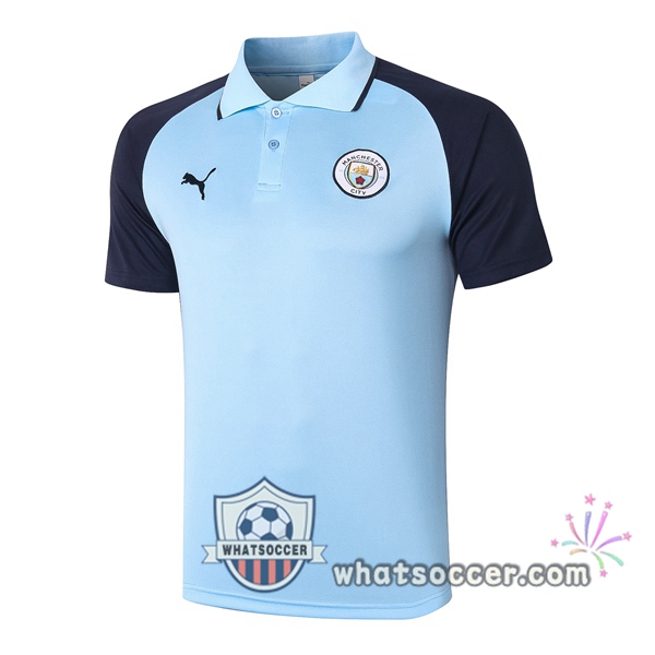 Training Polo Manchester City Blue 2020-2021