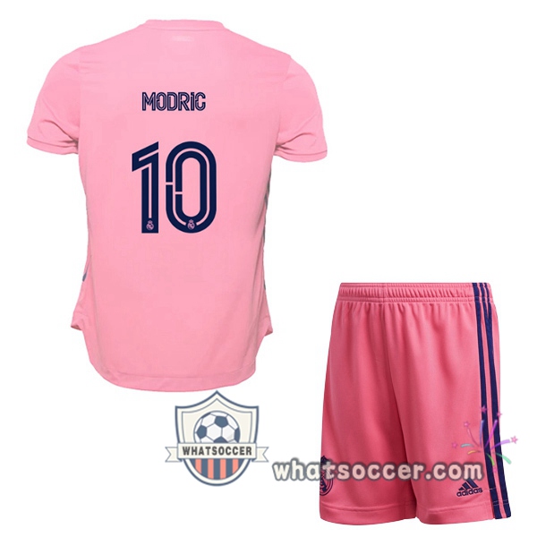 Real Madrid (Modric 10) Kids Away Soccer Jerseys 2020-2021