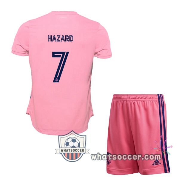 Real Madrid (Hazard 7) Kids Away Soccer Jerseys 2020-2021