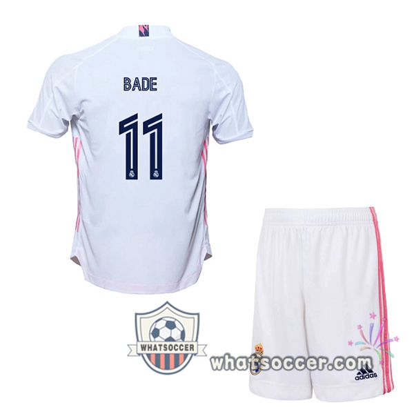 Real Madrid (Bale 11) Kids Home Soccer Jerseys 2020-2021