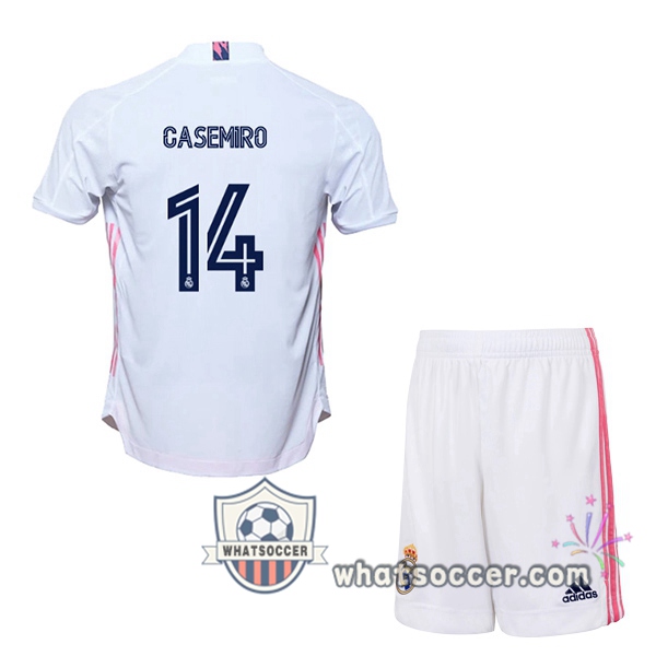 Real Madrid (Casemiro 14) Kids Home Soccer Jerseys 2020-2021