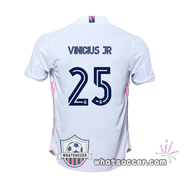 Real Madrid (Vinicius Jr 25) Home Soccer Jerseys 2020-2021