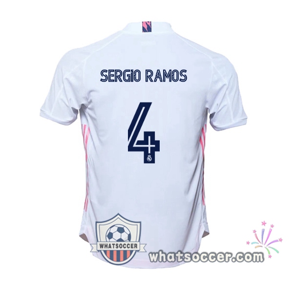 Real Madrid (Sergio Ramos 4) Home Soccer Jerseys 2020-2021