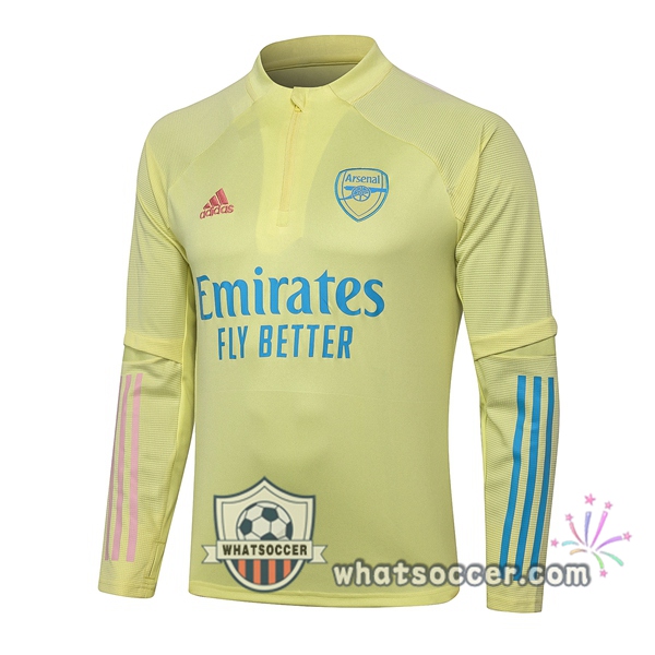 Arsenal Yellow Soccer Sweater 2020-2021