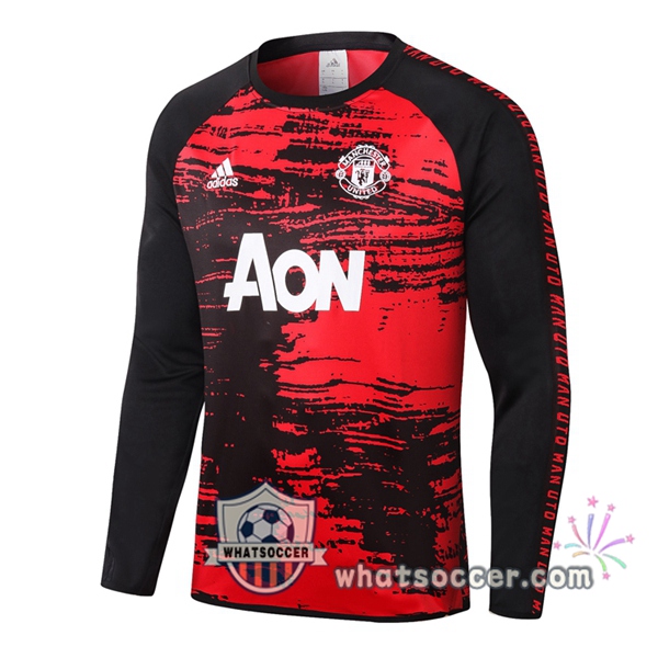 Manchester United Red Black Soccer Sweater 2020-2021