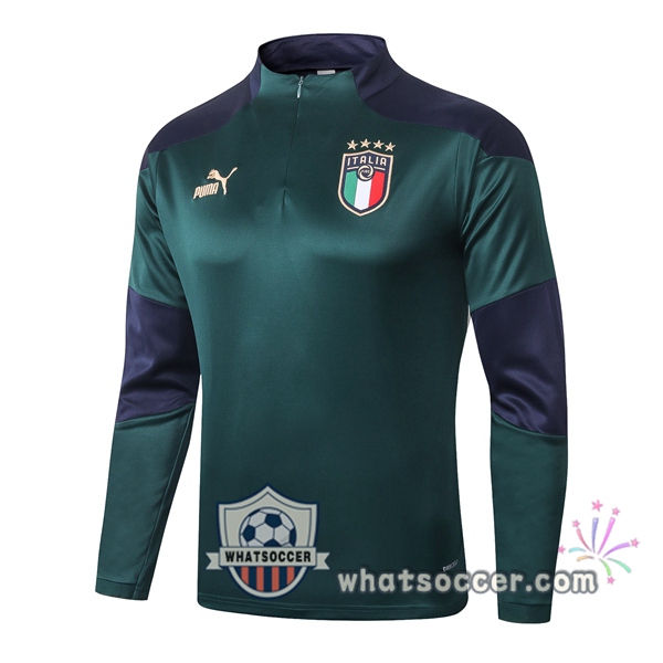 Italy Green Soccer Sweater 2020-2021