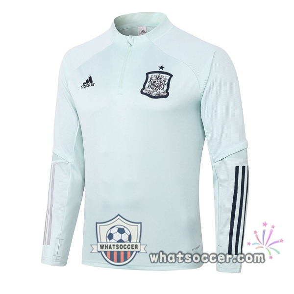Spain Light Green Soccer Sweater 2020-2021