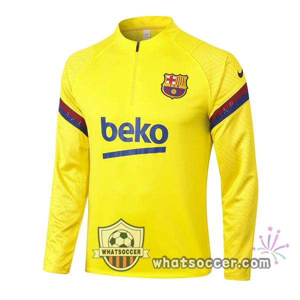 FC Barcelona Yellow Soccer Sweater 2020-2021