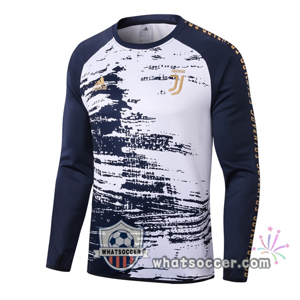 Juventus White Blue Royal Soccer Sweater 2020-2021