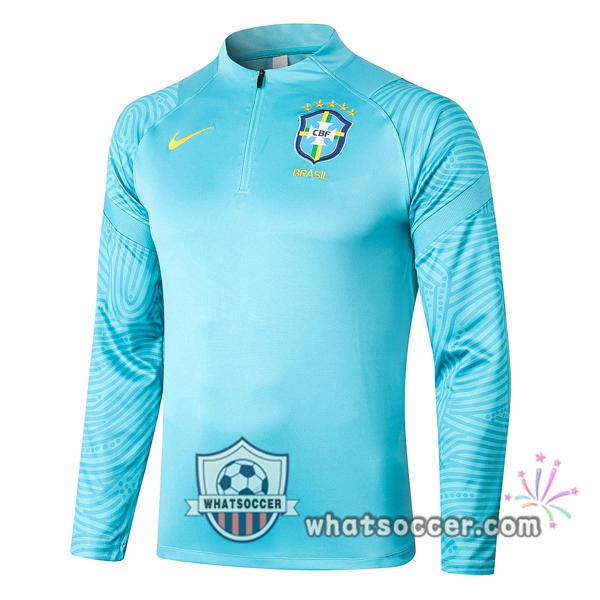 Brazil Blue Soccer Sweater 2020-2021