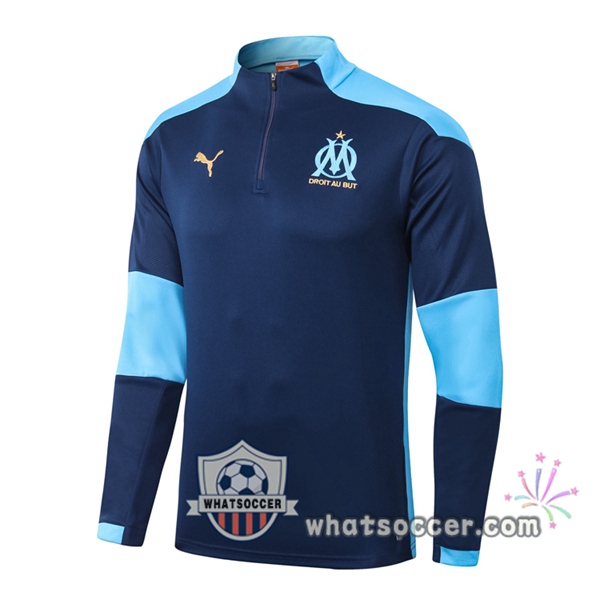 Olympique de Marseille Blue Soccer Sweater 2020-2021