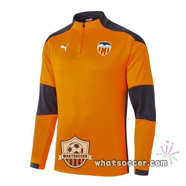 Valencia Orange Soccer Sweater 2020-2021