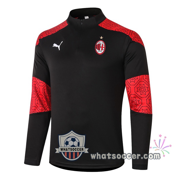 AC Milan Black Red Soccer Sweater 2020-2021
