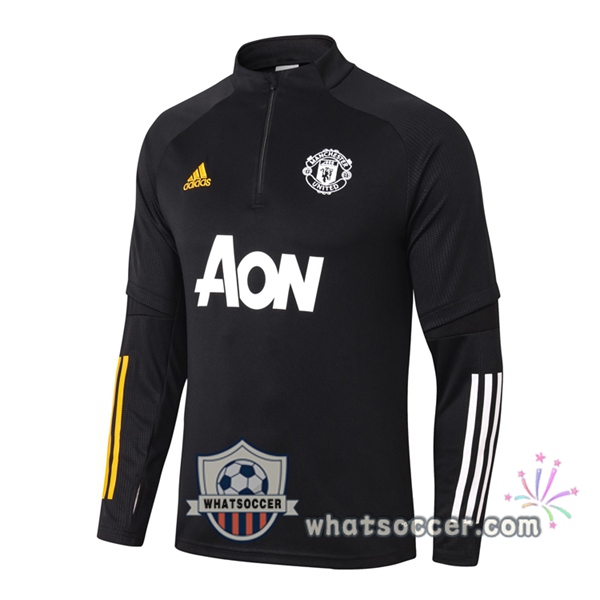 Manchester United Black Soccer Sweater 2020-2021
