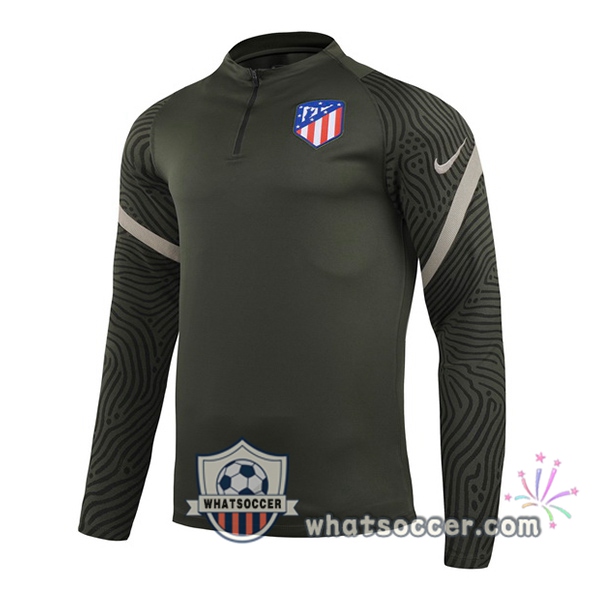 Atletico Madrid Green Soccer Sweater 2020-2021