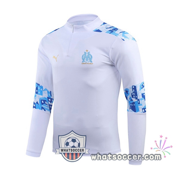 Olympique de Marseille White Soccer Sweater 2020-2021