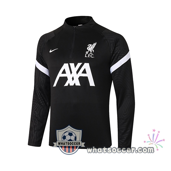 FC Liverpool Black Soccer Sweater 2020-2021