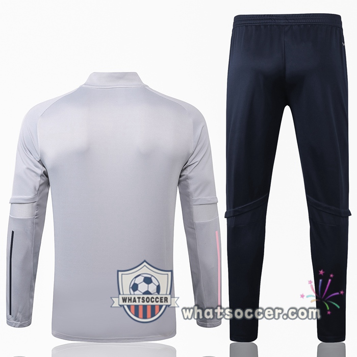 Juventus Light Gray Tracksuit 2020-2021