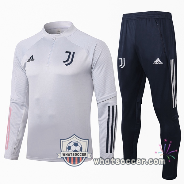 Juventus Light Gray Tracksuit 2020-2021