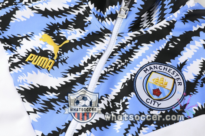 Manchester City White Training Jacket 2020-2021