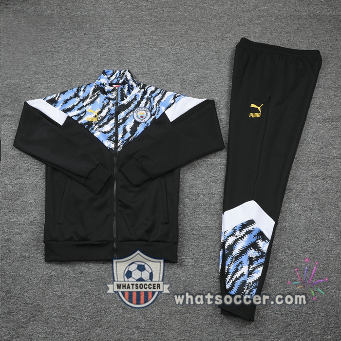 Manchester City Black Training Jacket 2020-2021